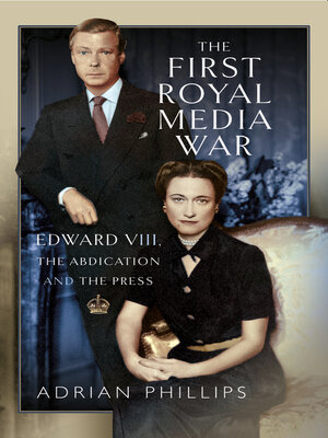cover image of The First Royal Media War